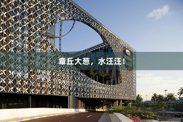 章丘大葱，水汪汪！